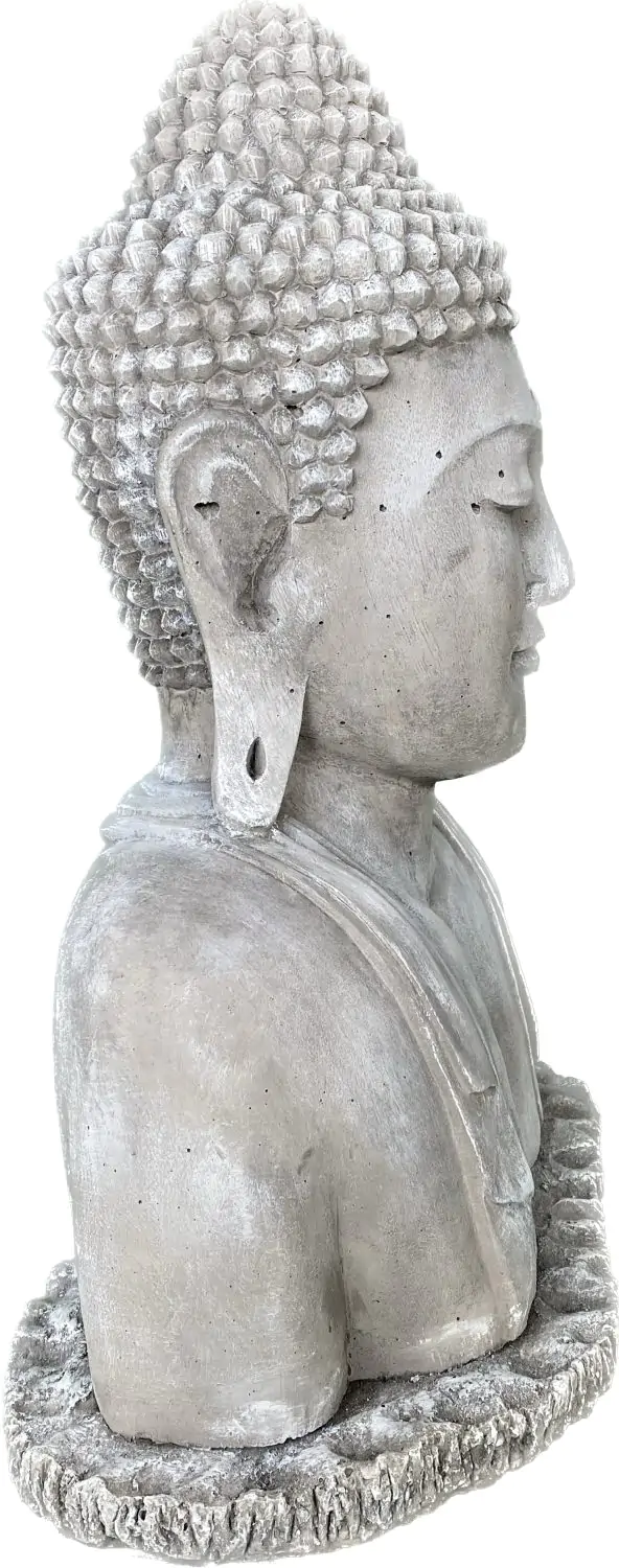  Product image 6 of the product “Naufal - Buddha bust 50 cm H | cast stone ”
